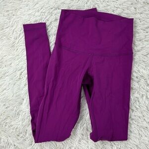 Lululemon Wunder Under Pant *Full-On Luon (Roll Down) Regal Plum